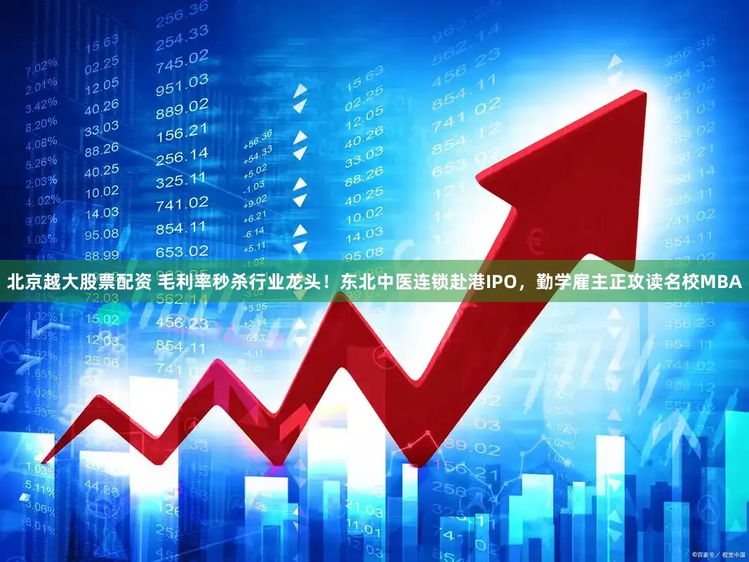 北京越大股票配资 毛利率秒杀行业龙头！东北中医连锁赴港IPO，勤学雇主正攻读名校MBA