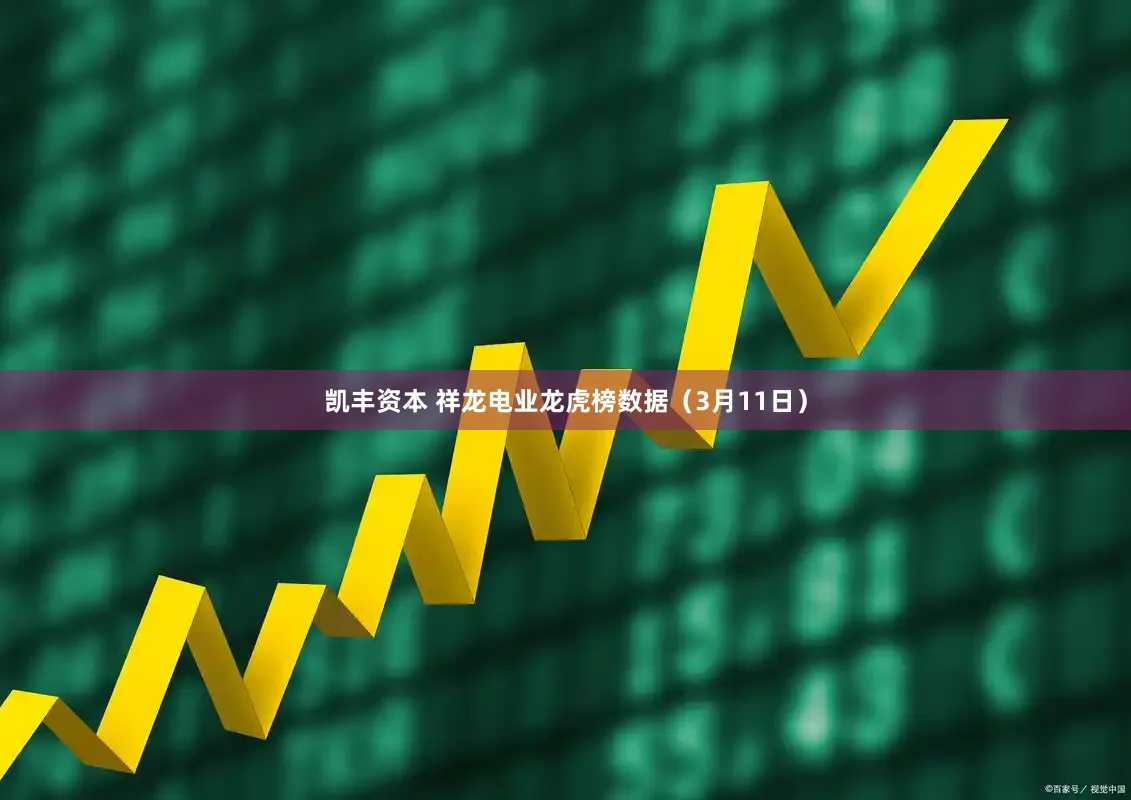凯丰资本 祥龙电业龙虎榜数据(3月11日)