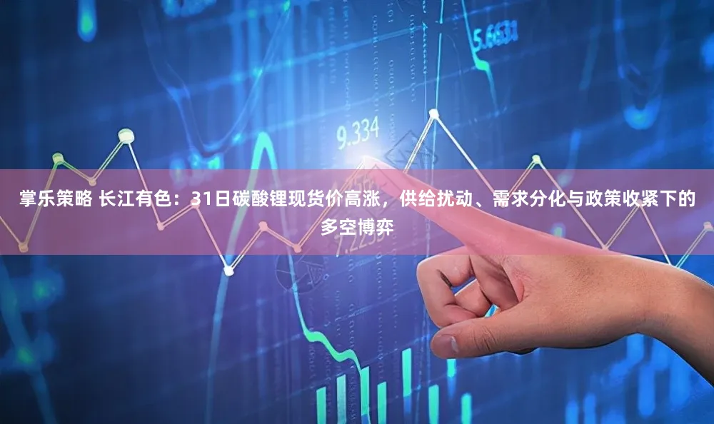 掌乐策略 长江有色：31日碳酸锂现货价高涨，供给扰动、需求分化与政策收紧下的多空博弈